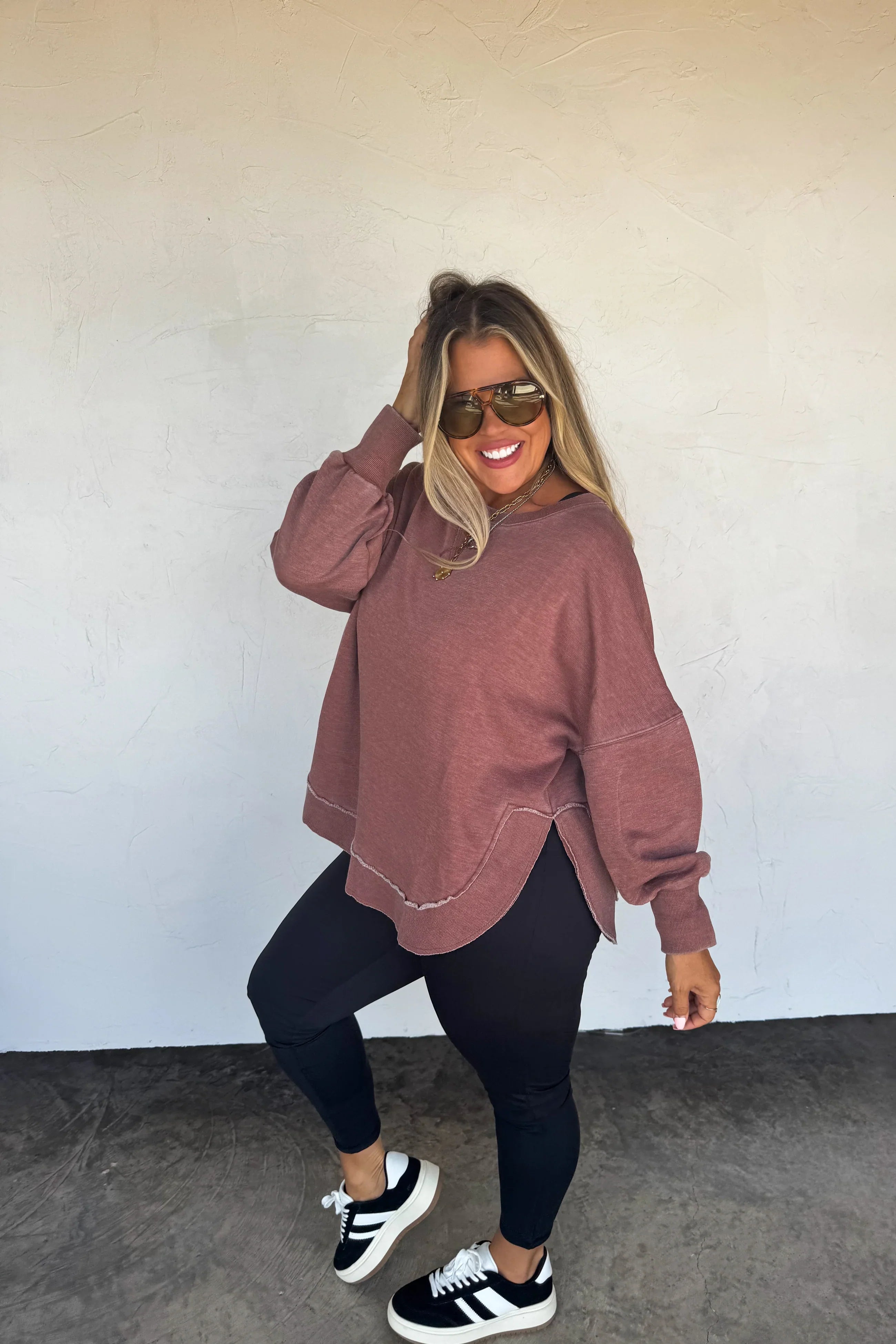 PREORDER: Joss Washed Sweatshirt Womens