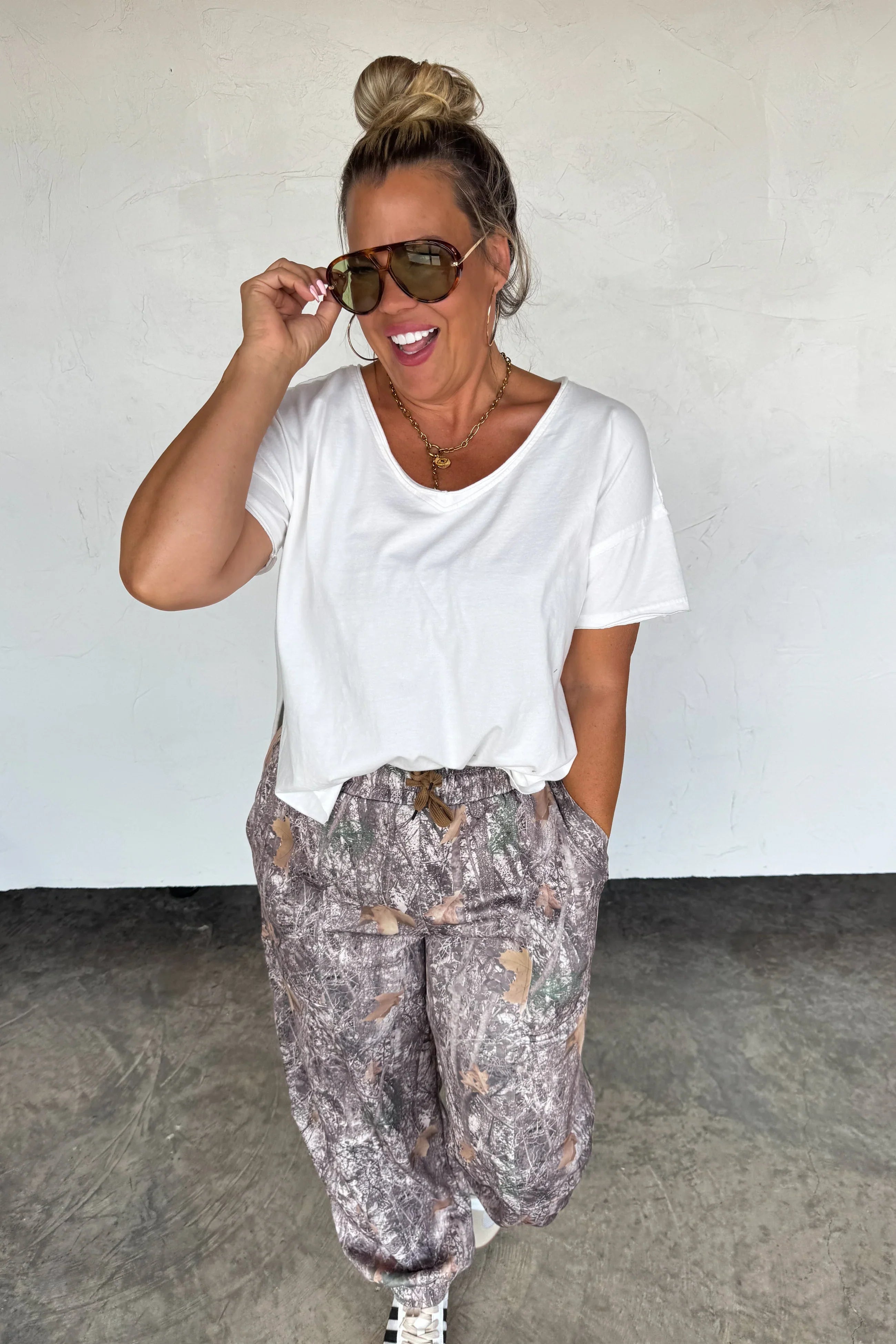 PREORDER: Blakeley Hideaway Camo Joggers Womens