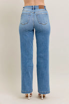 Judy Blue Medium Washed High Waist Straight Jeans