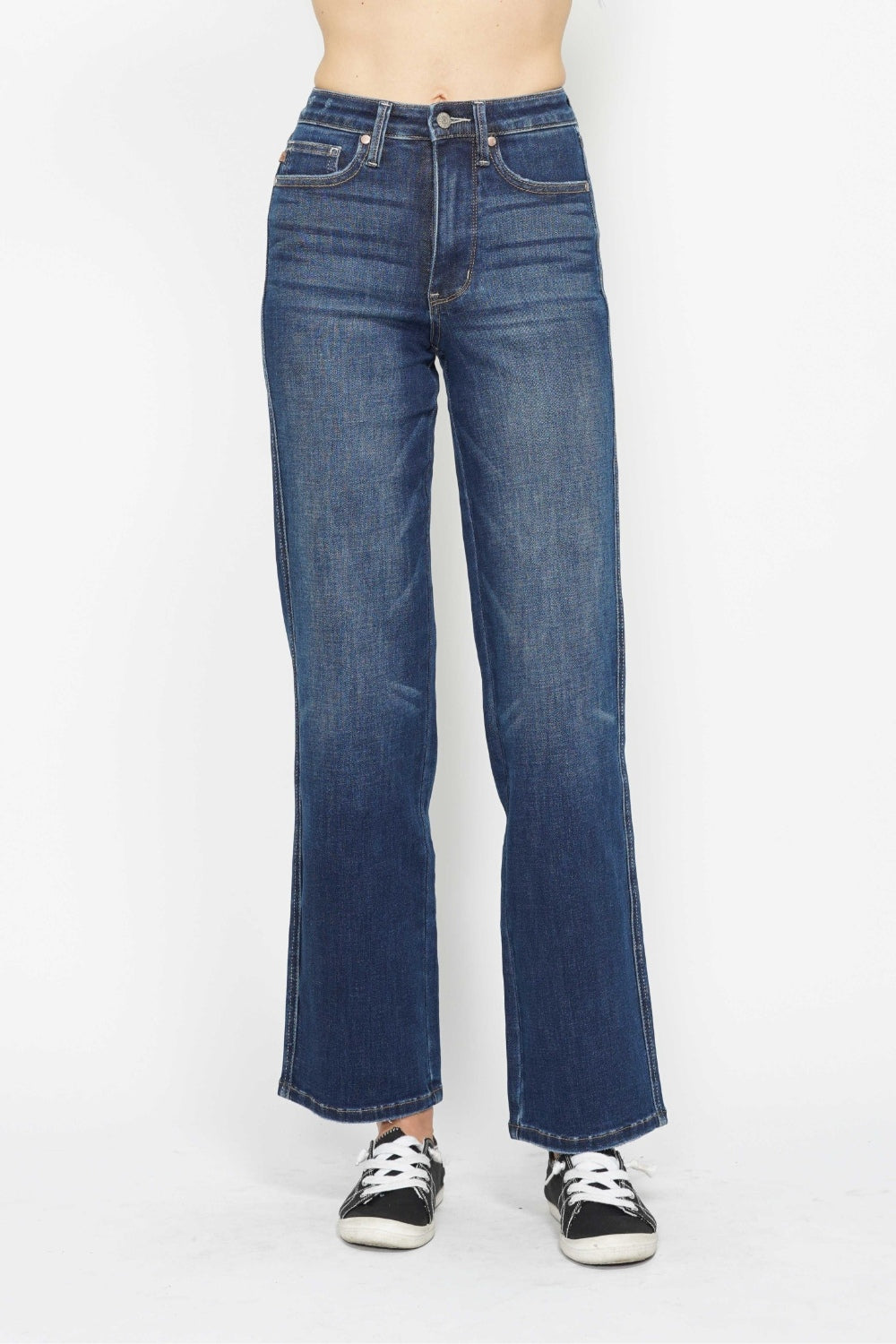 Judy Blue Wendi High Waist Tummy Control Jeans Dark Trendsi