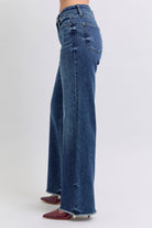 Judy Blue Raw Hem Mid Rise Jeans w/ Tint Jeans