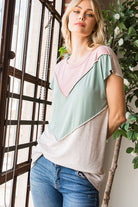 Heimish Chic Chevron Short Sleeve