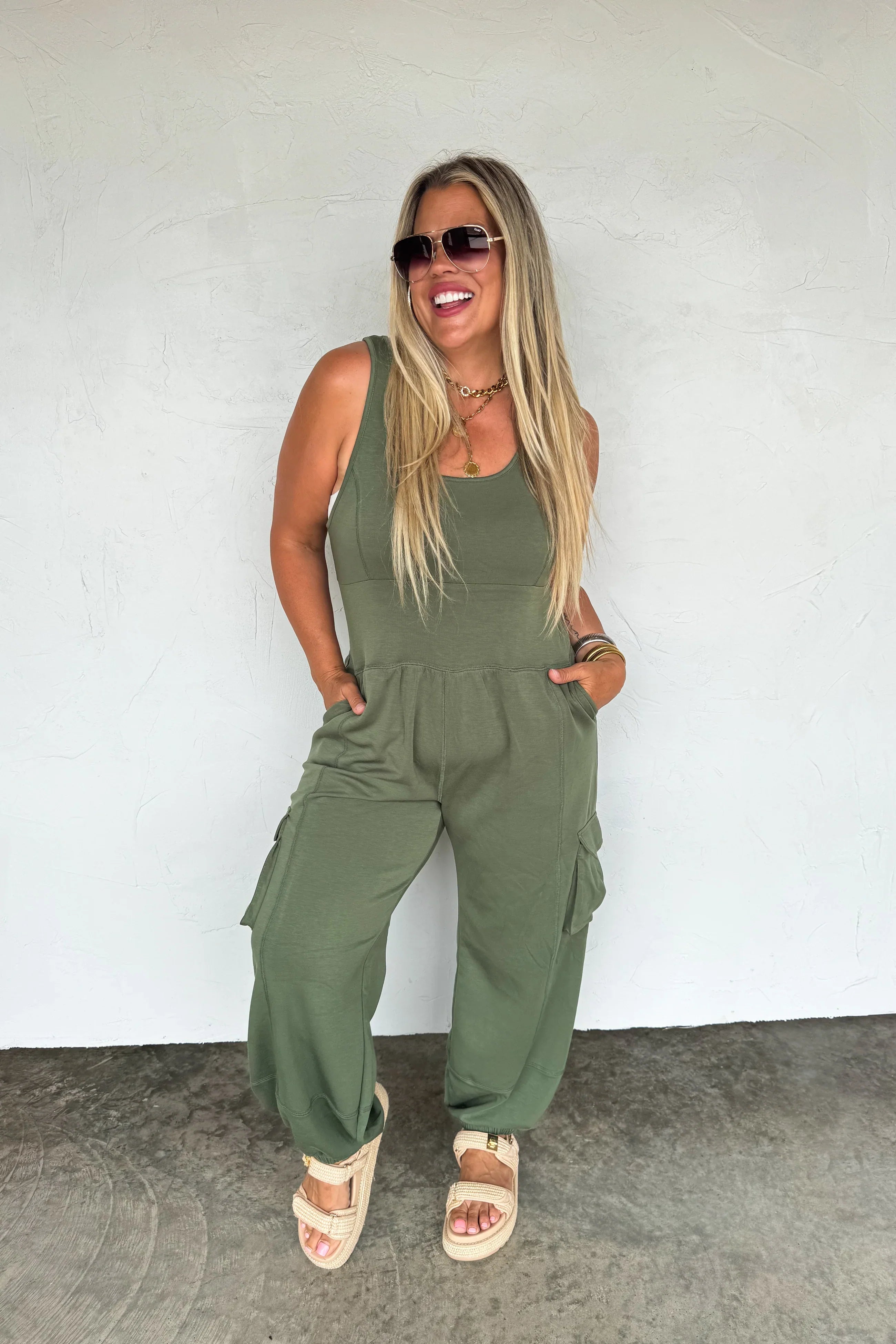 PREORDER: BLAKELEY All Set Tank Romper Womens