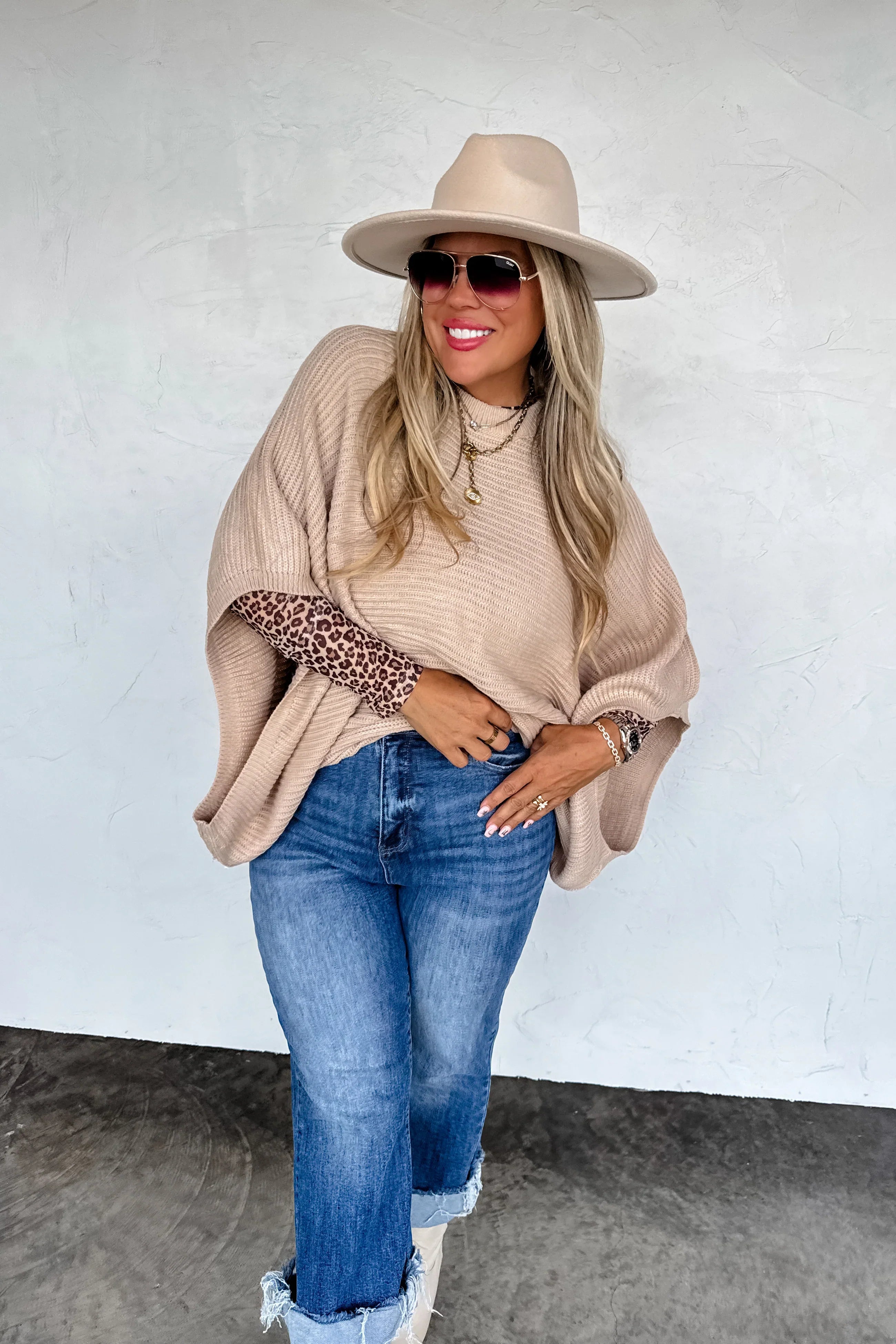 PREORDER: Blakeley Fall Meg Pullover Poncho Womens