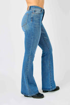 Judy Blue Medium Washed High Waisted Classic Flare Jeans