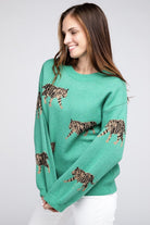 BiBi Tiger Pattern Sweater JADE BiBi