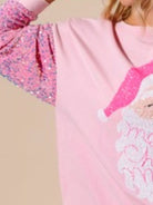 Preorder: Christmas Theme Sequin Long Sleeve Sweatshirt