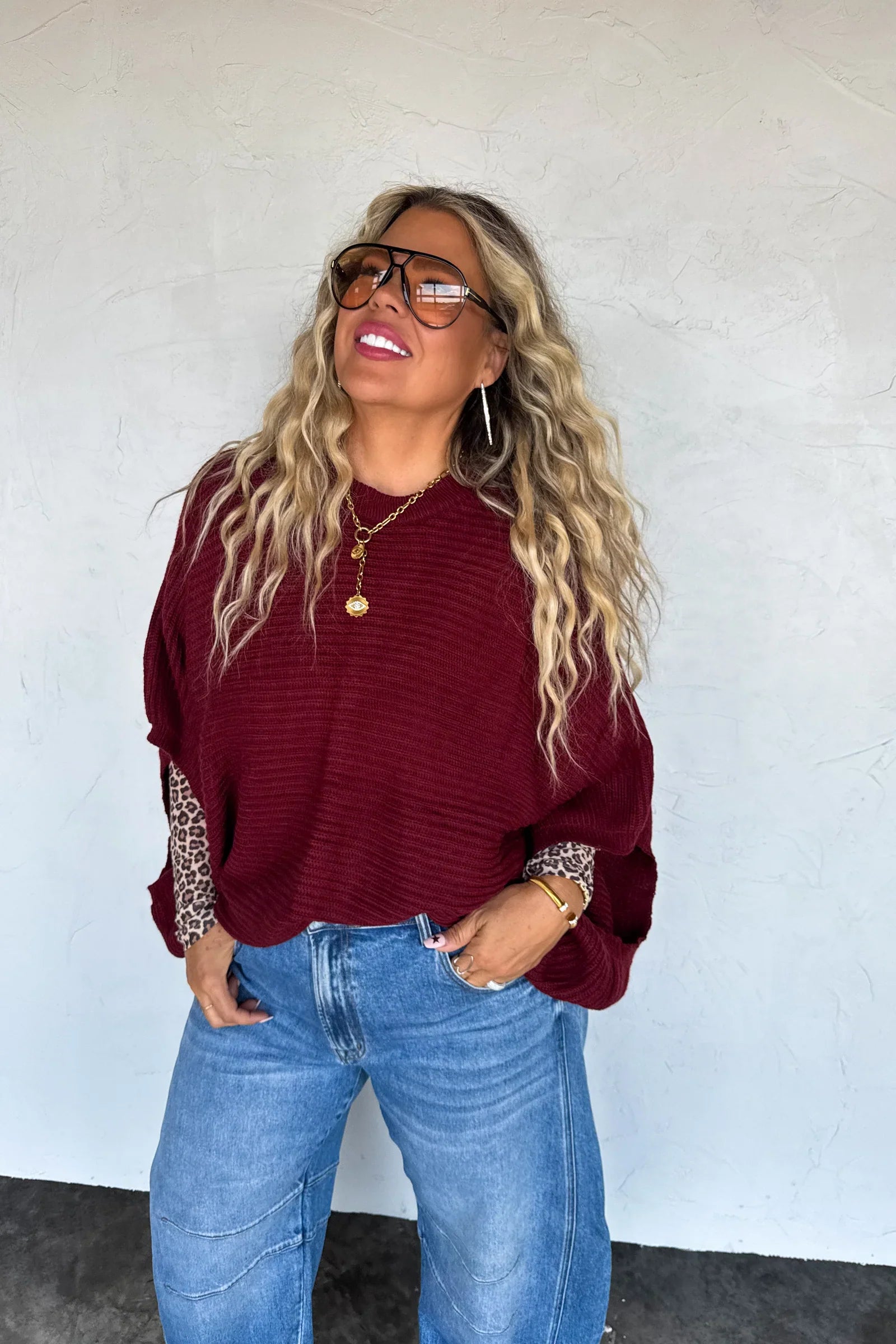 PREORDER: Blakeley Fall Meg Pullover Poncho Womens