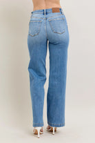 Judy Blue Medium Washed High Waist Straight Jeans