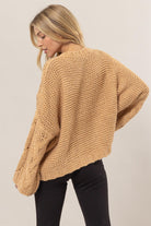 HYFVE Cable Knit V-Neck Sweater Shirts & Tops