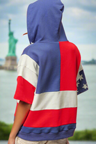 BiBi American Flag Theme Hoodie Trendsi