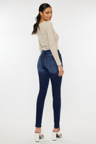 Kancan Mid Rise Gradient Skinny Jeans Jeans