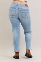 Heather Mid Rise Rigid Magic Straight Womens