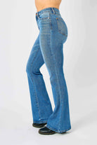Judy Blue Medium Washed High Waisted Classic Flare Jeans