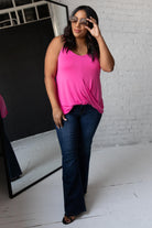 White Birch Think Pink Tank Womens