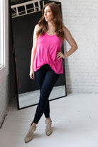 White Birch Think Pink Tank Womens