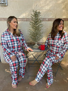 Holiday Plaid Pajama Set Ave Shops