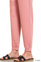 Zenana Drawstring Scuba Joggers with Pockets