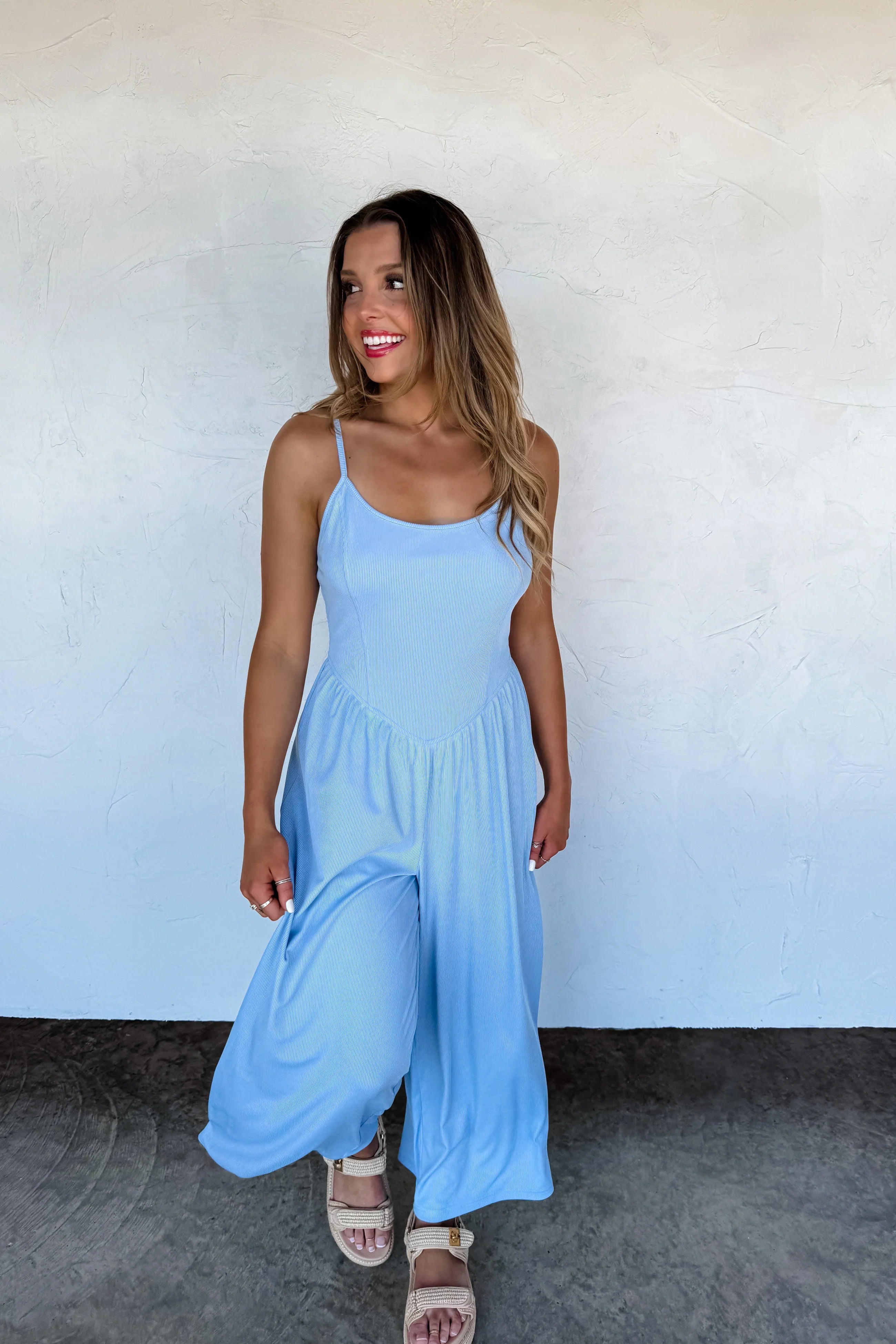 PREORDER: Cooper Ribbed Romper Womens