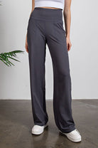 Rae Mode Butter Straight Leg Pants Charcoal