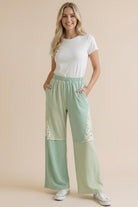 Haptics French Terry Color Block Pants with Pockets
