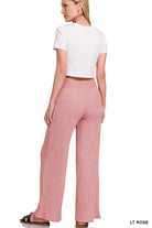 Zenana Classic Blue Sweater Boxy Top & Long Pants Set