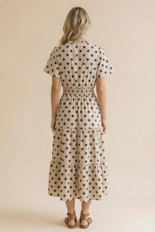 Haptics It Had to Be You Bell Sleeve Midi Dress Womens