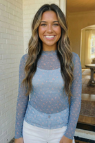 Haptics Oh My Darling Floral Mesh Top