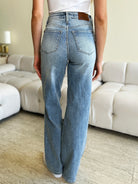 Judy Blue High Waist Wide Leg Jeans Trendsi