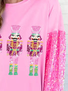 Preorder: Christmas Theme Sequin Long Sleeve Sweatshirt