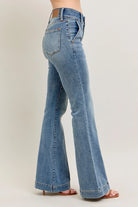Judy Blue High-Waist Flare Denim Jeans with Front Seam Detail