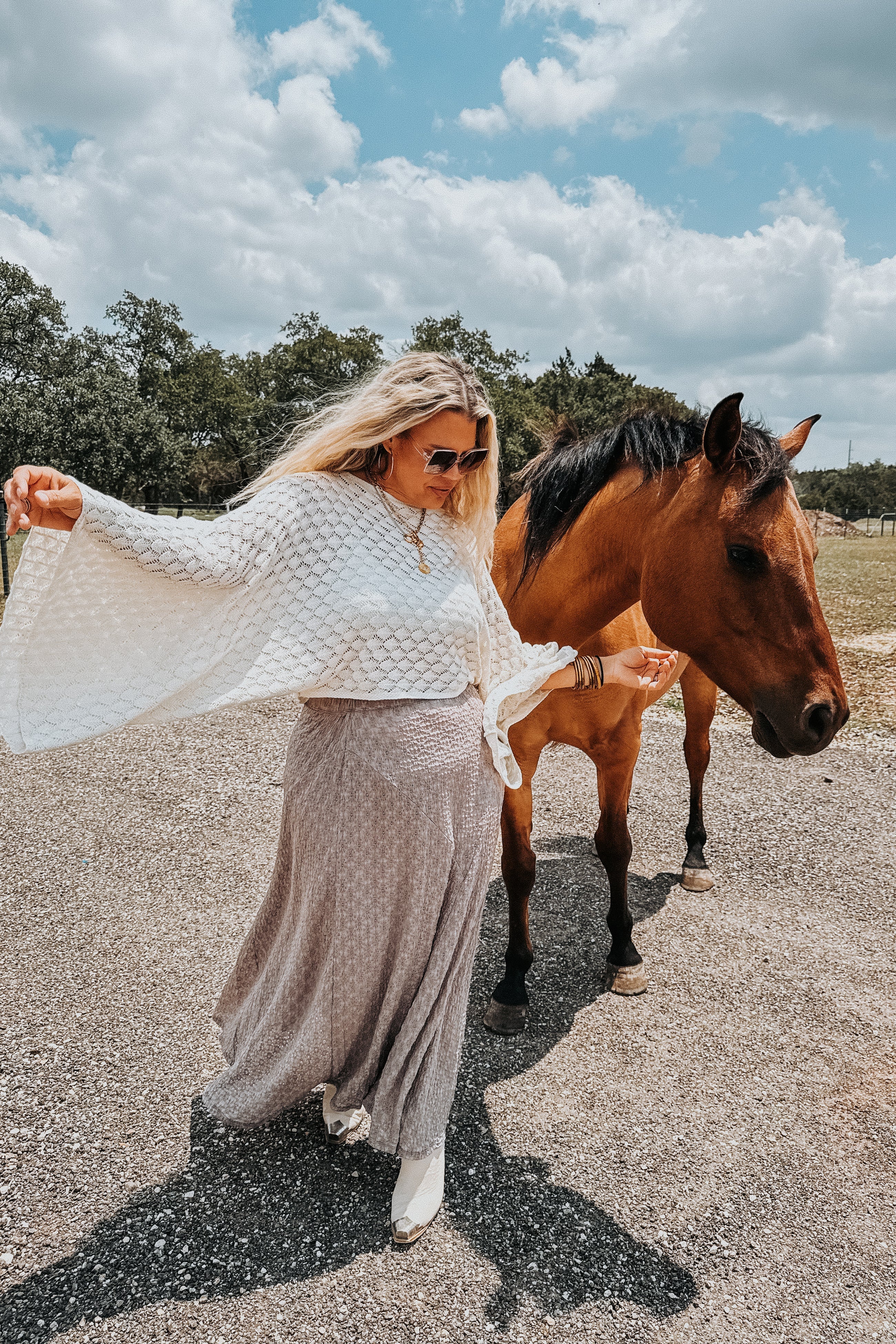 PREORDER: Blakeley Free Spirit Bell Sleeve Top Womens