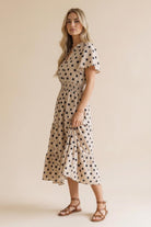 Haptics It Had to Be You Bell Sleeve Midi Dress Womens