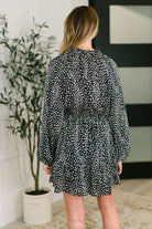 Oddi A Cheeky Little Time Tiered Dress in Black Womens