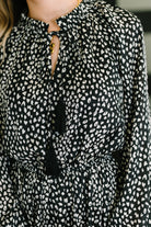 Oddi A Cheeky Little Time Tiered Dress in Black Womens