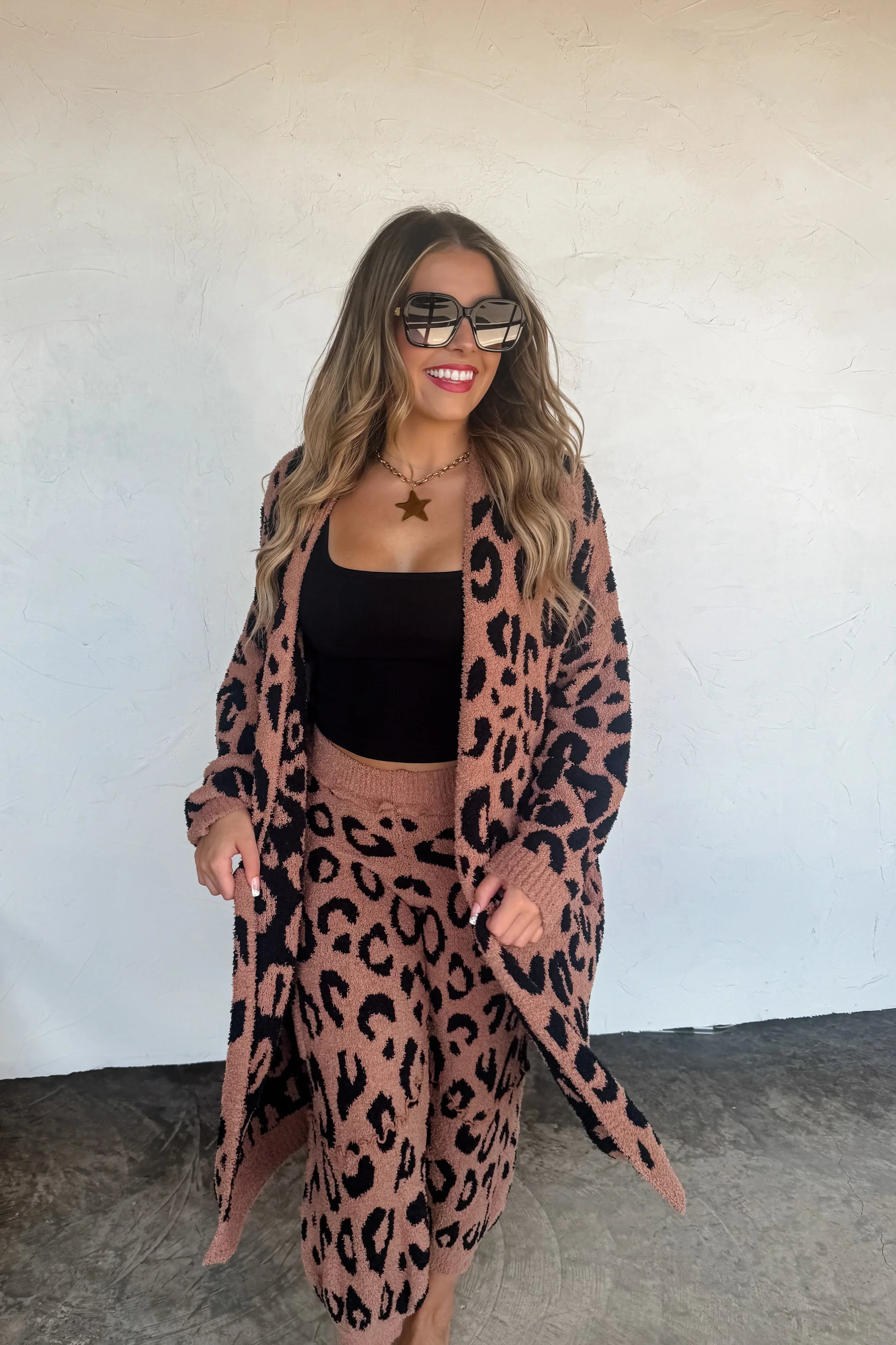 PREORDER: Blakeley Lightning & Cheetah Cloud Lounge Pants Womens