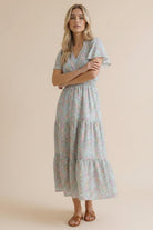 Haptics Summer in London Floral Midi Dress