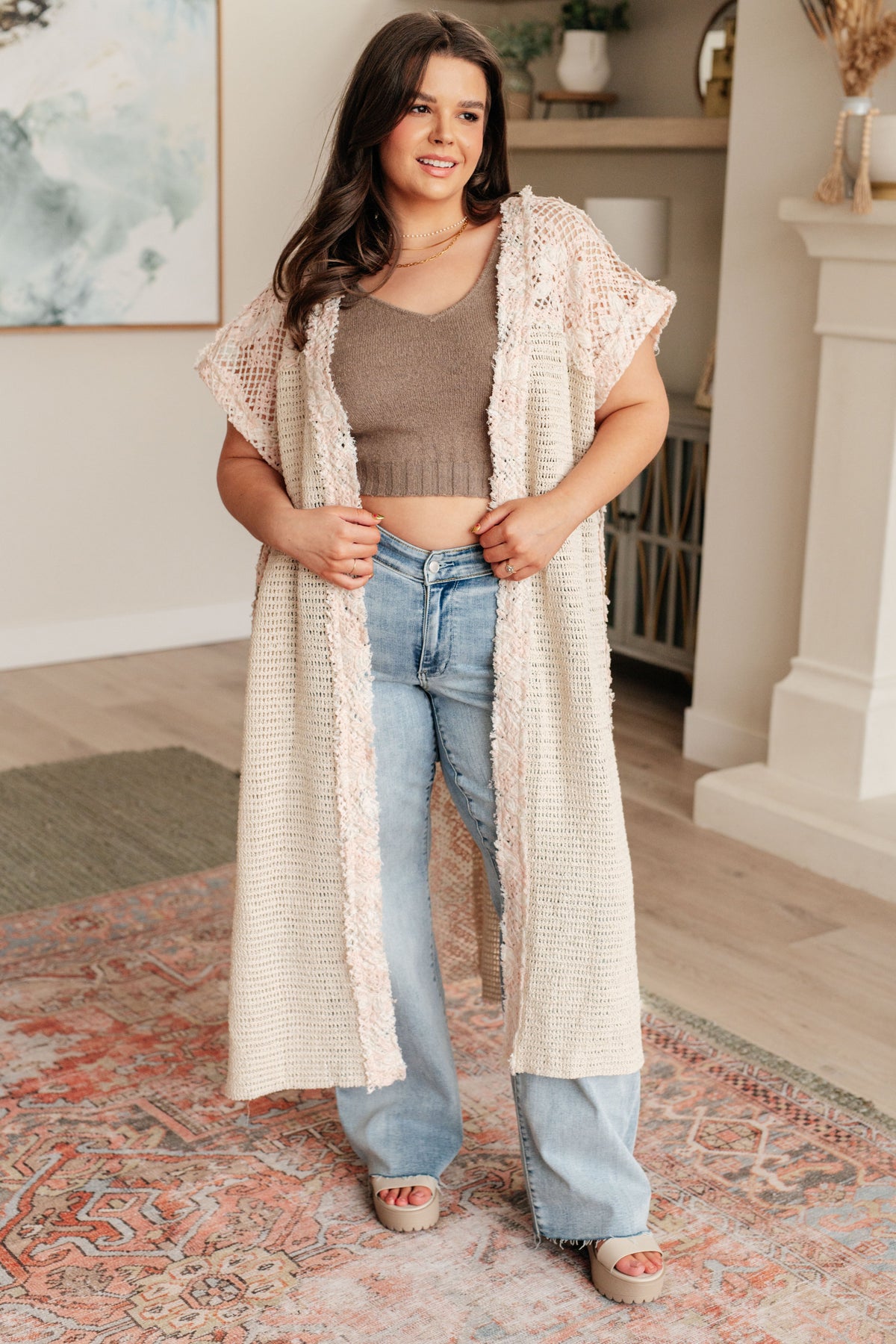 Annie Wear Perfectly Resolved Sweater Tank Tops