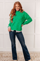 Jodifl A Song to Sing Sweater Knit Pullover Shirts & Tops