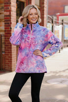 Pastel Skies Fleece Pullover