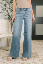 Adrian Mid Rise Retro Wide Leg Womens