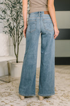 Adrian Mid Rise Retro Wide Leg Womens