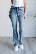 Judy Blue Alana Mid Rise Clean Bootcut Jeans Ave Shops