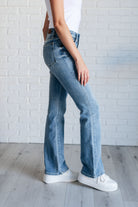 Judy Blue Alana Mid Rise Clean Bootcut Jeans Ave Shops