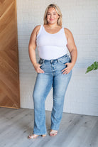 Judy Blue Alana Mid Rise Clean Bootcut Jeans Ave Shops