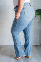 Judy Blue Alana Mid Rise Clean Bootcut Jeans Ave Shops