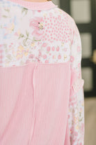 Haptics A Little Bias Printed Patchwork Top Womens