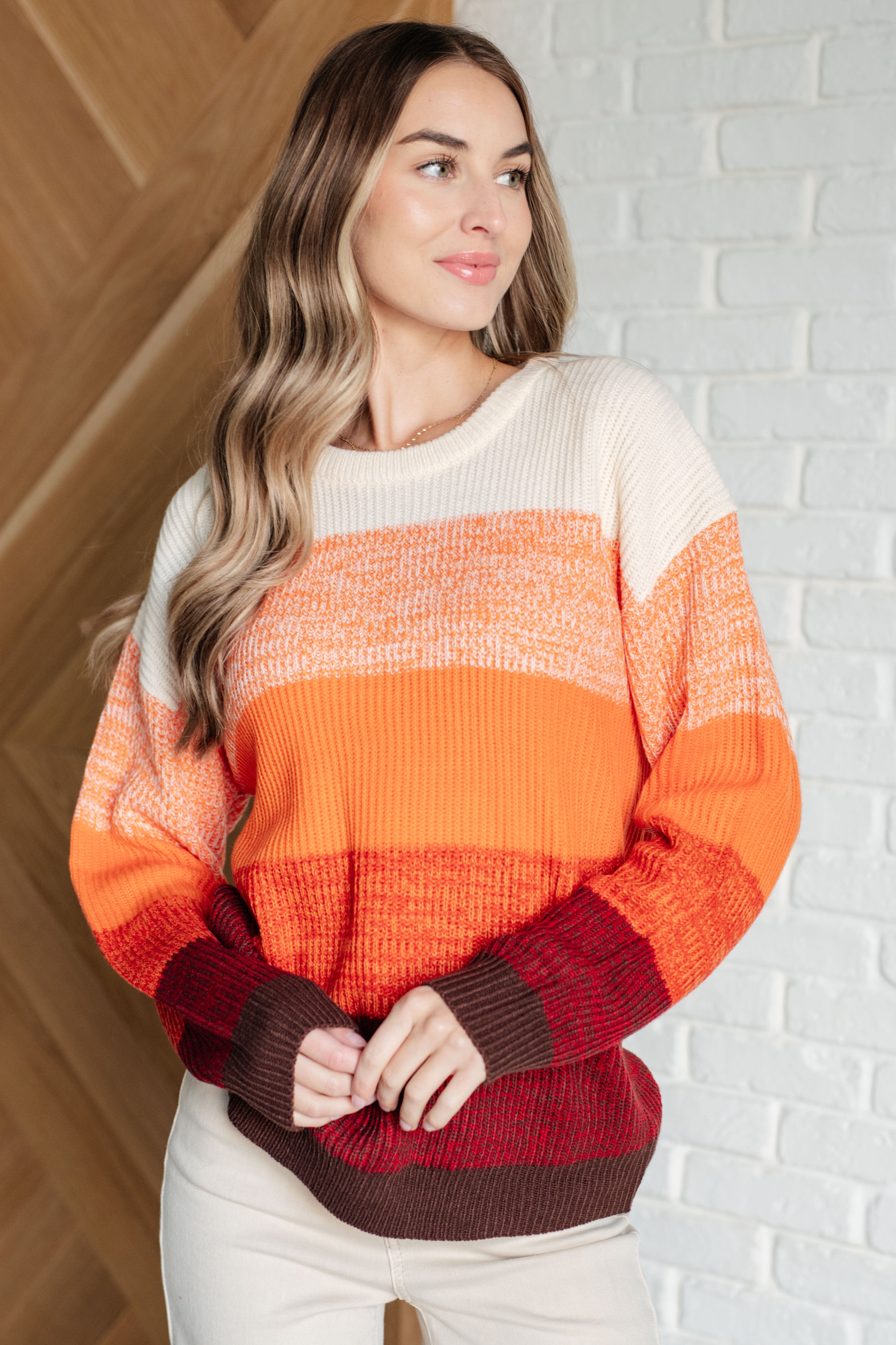 Andree By Unit All Too Well Color Block Sweater Ave Shops