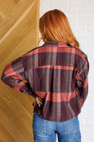 Haptics Already There Plaid Shacket Coats & Jackets