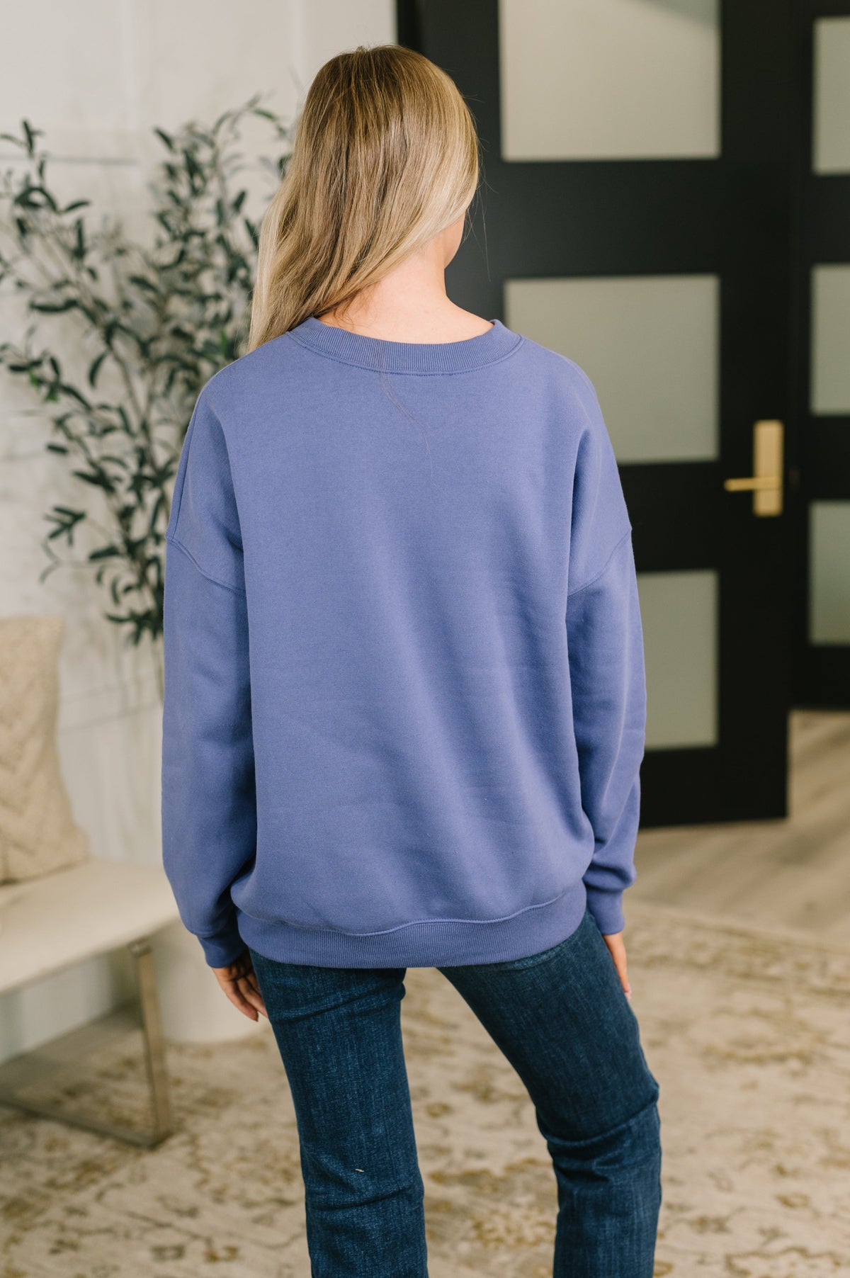 Zenana Always True Drop Shoulder Pullover in Marlin Womens